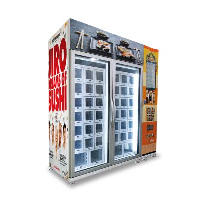 China Micron Freeware Self Vending Machine For Sale Health Food Egg Locker Vending Machine With Cooling System for sale