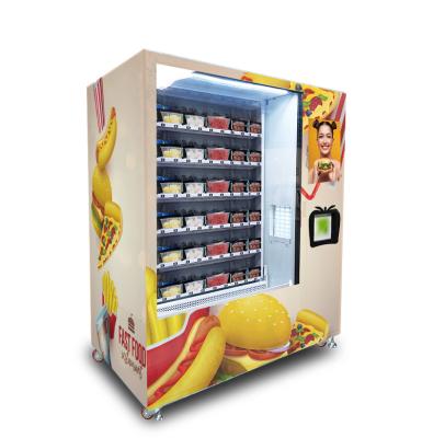 China Micron Hot Fast Food Vending Machine Micron Freeware Smart Food Vending Machine Pizza With Lift for sale