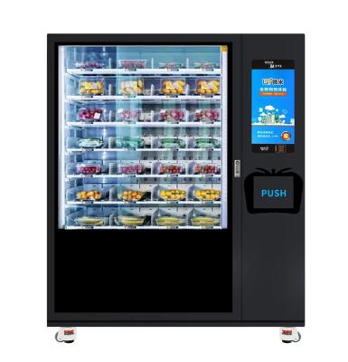 China Micron Free Software Good Quality Fresh Fruit Fast Food Vending Machine With Elevator And Smart System In Desk for sale