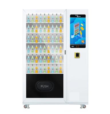 China Micron Free Software TOP Vending Glass Bottle Liquor Wine Vending Machine With Lifting System Touch Screen Micron Vending Machine for sale