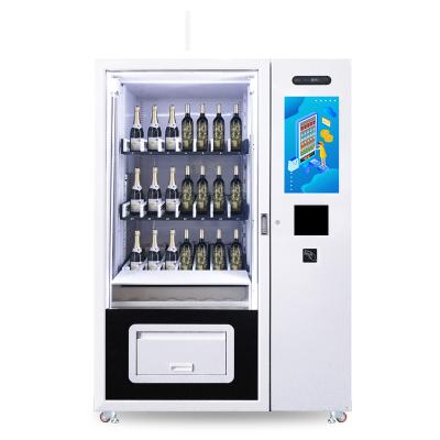 China micron free software new arrival smart wine vending machine for sale with qr code and wifi in hotel for sale