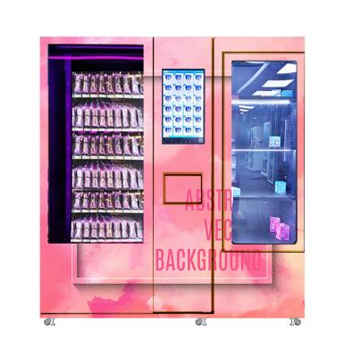 China Best Selling Micron Free Software Whips Smart Vending Machine Beauty Micron Vending Machine For False Highlights In Mall for sale