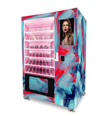 China Micron Free Software Smart Vending Machine Beauty Micron Vending Machine With Touch Screen And Card Said for sale