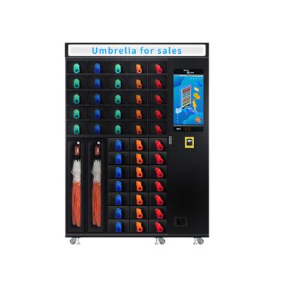 China Micron Free Software Factory Umbrella Vending Machine Combination Lattice Cabinet Wholesale Vending Machine for sale