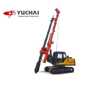 中国 130t 最大引力 YCF36125 エンジンモデル付き回転式ドリルリグ 販売のため