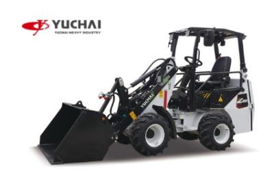 China Elektrische op batterijen aangedreven skid steer loader Hydraulische snelkoppeling Type Te koop