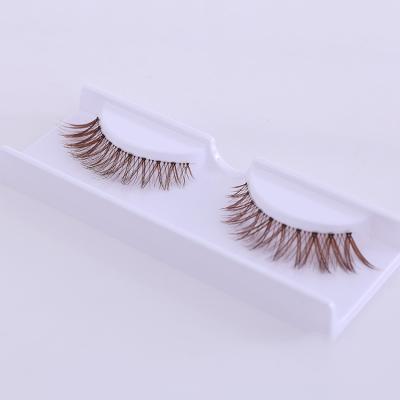 China Delicate clean brand 3d vegan false eyelashes silk mink lashes for wholesales for sale