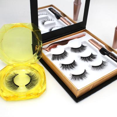 China Thick Luxury Magnetic Lashes Private Label Magnetic Mink Eyelashes for sale