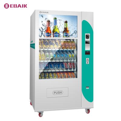 China SDK YBK Drink Coffee Juice Food Candy Chocolate Eye Whips Vending Machine 32inch Screen Medium Can Earn Money From Advertising for sale