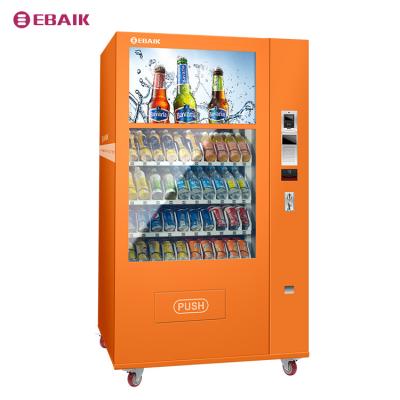 China SDK YBK vendind coffee drink juice candy chocolate vending machine with middle 32inch screen for sale