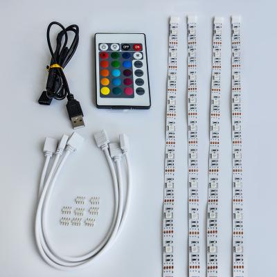 China LED Strip Lights APP 6.6FT 2M 12V 24V Residential Digital Light Strip Unit IC Led TV Backlight Strip for sale