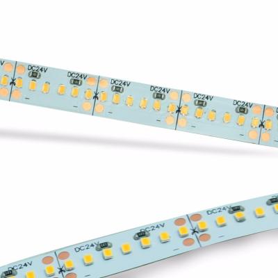 China Residential Dual Color Temperature Dimming SMD 2216 White Two Color LED Light Strip 240Leds/M for sale