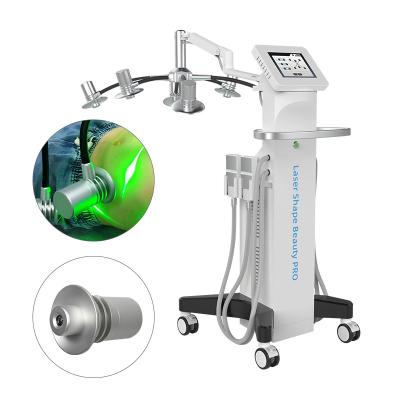 China Skin Tightening Latest 532nm Wavelength 6d Laser Non Invasive Body Shape Machine Six Heads 6d Lipo Cold Working Laser Machine for sale