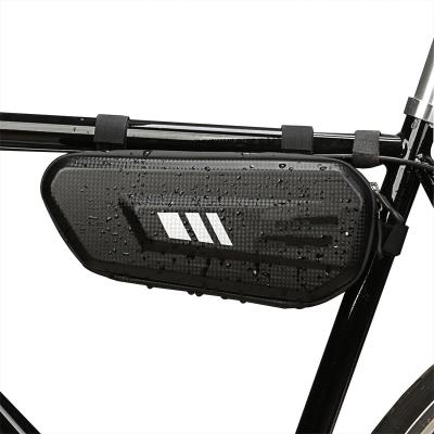 China Fashionable Road Waterproof Hard Shell Bicycle EVA Travel Front Tool Bag for sale