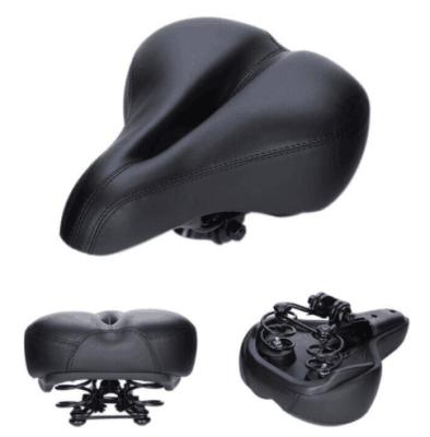 China Widen Reflective Bicycle Seat Bike Seat Mountain Bike Seat Comfortable Soft Bicycle Saddle Shockproof Shockproof Saddle for sale