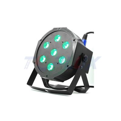 China 7pcs*10w quad color changing rgbw 4in1 led par light mini disco par lighting for sale