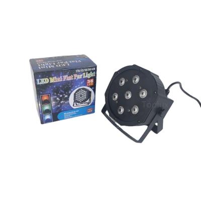 China High Quality Waterproof Theme Park LED Par Can Light Mini 10W*7pcs RGBW 4 In 1 LED Par Stage Lights for sale