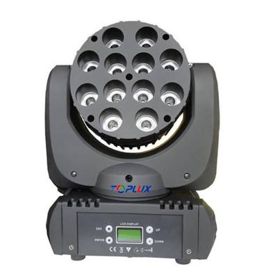 China Theme Park Stage Light 12*10W RGBW 4in1 Moving Head LED Beam Light for sale