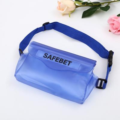 China Hot Selling Transparent Fashion Waist Bag Waterproof PVC Belt Bag for sale