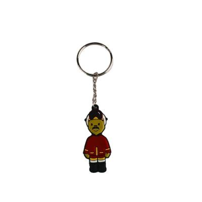 China Europe PVC Key Chain Kids Key Chain Custom Cute Cartoon Key Chain for sale