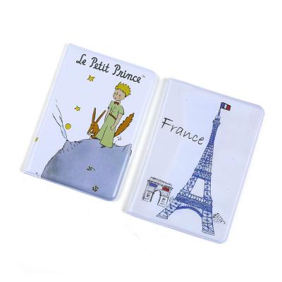 China Normcore/ID Holder Passport Travel PVC Pattern Cartoon Protective Storage Bag Minimalist White Card Cover for sale