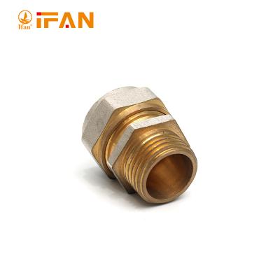 China PEX pipe IFAN connection brass pipe color PEX pipe male reducing fittings wholesale and silver PEX socket for sale