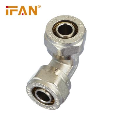 China 57-3 IFAN Top Class Brass PEX Elbow Fittings Water Pipe Fittings Brass Compression Fittings for sale