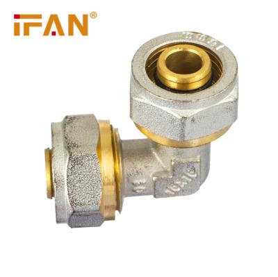 China 57-3 IFAN China Manufacturer Brass Compression Fitting PEX Conduit Brass Elbow Fitting For Water Supply for sale