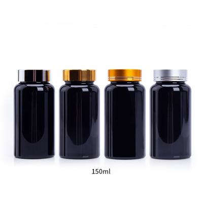 China Empty Medicine 100ML 150ML 200ML Pill Container Medicine Vitamin Capsule Storage Pet Plastic Bottle for sale