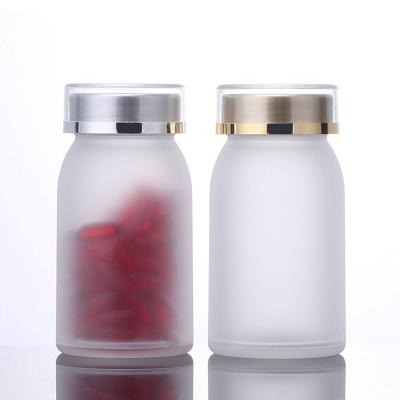 China 100ml/150ml PET Dietary Nutritional Supplement Tablet Pill Capsule Bottle Frosted/Matte Luxury Empty Plastic Medicine Vitamin for sale