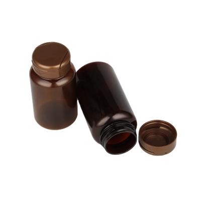 China BPA Free 150cc Medicine Pill Bottle PET Frosted Bottle Plastic Medical Tablet Supplement Bottle With Cctv Cap for sale