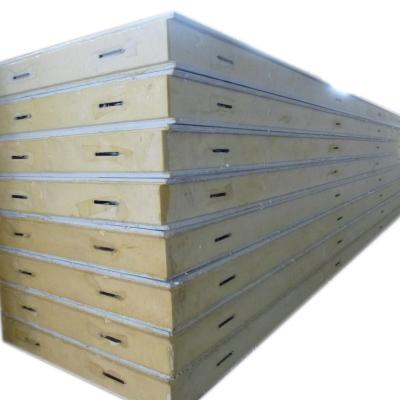 China Modern PU FoamHot Sale Cold Storage Board Storage Warehouse Insulation Sandwich Panels for sale