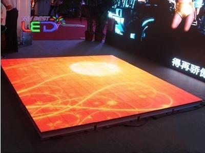 China 10.417mm Indoor Full Color LED Floor Tiles Display for Stage , Advertising for sale