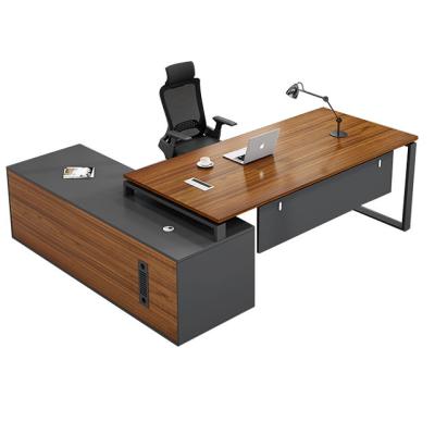 China Luxury Suit Boss Expandable Professional Table Chair Manager Furniture Office Supply Commercial Furniture Boss Table for sale