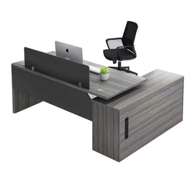 China High Quality Classic Extendable Standing Office Computer Desk Computer Design Commercial Office Furniture for sale