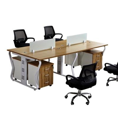 China Office Workstation Factory Price Executive Desk With Side Desk And Wooden Office Furniture for sale