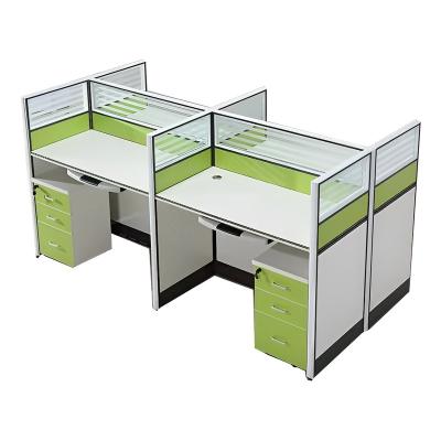 China Hot Selling Office Workstation Desk Organizer White Workstation Desk Furniture Commercial Furniture for sale