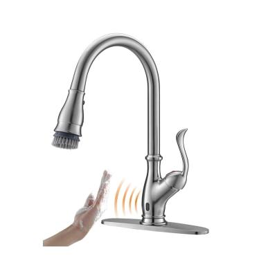 China Sense Faucets Touchless Faucet Sensor Faucet With Touch Sensor Touch Kitchen Faucet With Pull Down Sprayer for sale