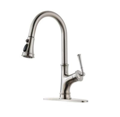 China The Other Cupc Kitchen Sink Faucet Sprayer 2 Mode Water Pull Stainless Kitchen Faucet for sale