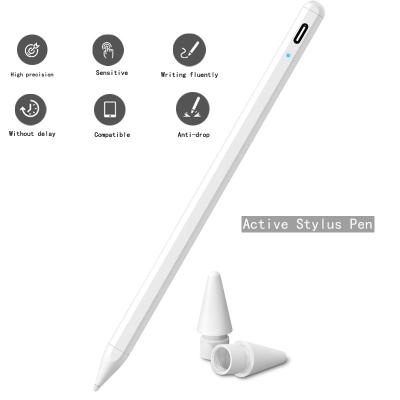 China Cell Phone Stylus Rechargeable Magnetic Active Pen Phone Tablet Screen Capacitive Touch Pencil for sale