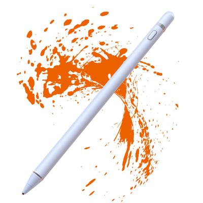 China Mobile Phone 2022 Universal Aluminum Alloy Push Switch Pen Screen Active Capacitive Stylus Pen For Apple iPad Android for sale