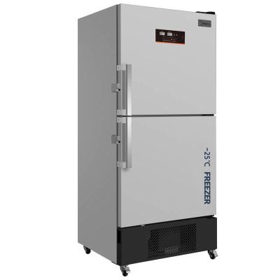 China MCD-25L506 Medical Pharmacy Combined Fridge And Freezer 506L Direct Cooling for sale