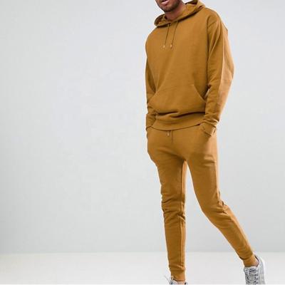 China Breathable High Quality Training Gym Plain Tracksuit Men Slim Fit Comfortable Slim Fit Set for sale