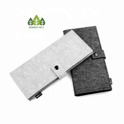 China Unique RFID Design Fashionable Women Ladies Felt Purse Wallet Felt Purse Wallet Women for sale