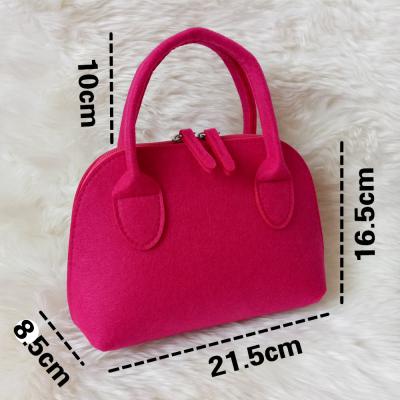 China Fashionable High Quality Ladies Shoulder Bag Felt Handbag Felt Tote Bag Organizer For Shopping for sale