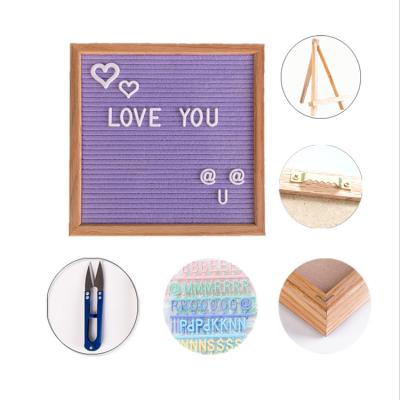 China Eco-friendly / Fashoion Busy / Durable Felt Board Letter Board Wall Mounted Felt Letter Board Message Sign Felt Board Whiteboard for sale