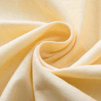 China Wholesale high quality classic style ramie cotton fabric viable fashion plain dyed for sale