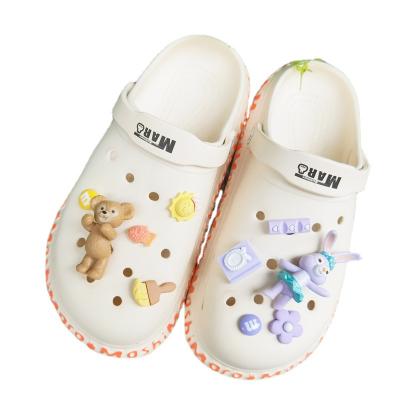 China Clog Charms New 3D Cartoon Doll Charms For Shoe Flower Candy Shoe Charms Accessories Shoe Decor for sale