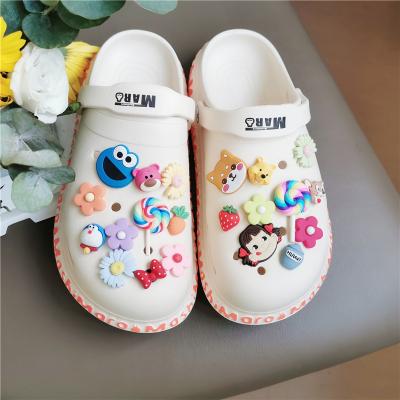 China Clog Charm Beautiful Shoe Charms Flower Candy Shoe Decoration Charms Accessories for sale