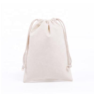 China Recyclable Hot Sale Fashion OEM Canvas Tote Promo Drawstring Cotton Dust Bag for sale